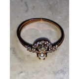 CHLOE + ISABEL petits bijoux pave + pearl ring set-R014c