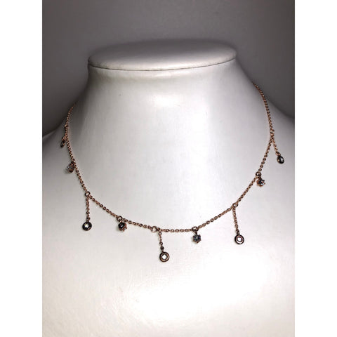 CHLOE + ISABEL petite bijoux rose-cut necklace - N194