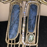 CHLOE + ISABEL indigo horizon linear pendant necklace - N175
