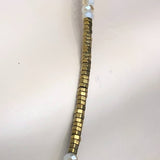 CHLOE + ISABEL aqua nreeze beaded tassel layered necklace - N217