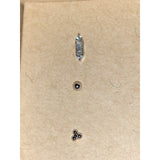 CHLOE + ISABEL minimal sparkle stud trio set - E194