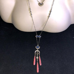 CHLOE + ISABEL sunset canyon layered pendant necklace - N097
