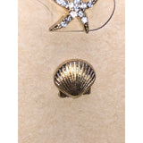 CHLOE + ISABEL coastal starfish n shell stud earring set - E030