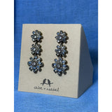 CHLOE + ISABEL crystal floral drop earrings - E266
