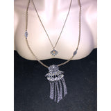 CHLOE + ISABEL aurora cascade layered pendant necklace - N133
