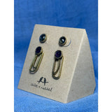 CHLOE + ISABEL convertible gemstone drop earrings - E-082
