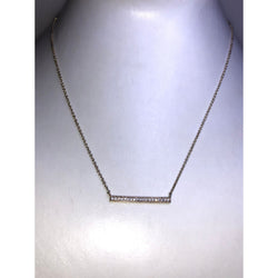 Chloe + Isabel pavé bar necklace- N169