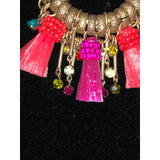 CHLOE + ISABEL fiesta parrot tassel statement necklace - N215