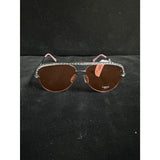 Bebe Oversized Aviator Sunglasses – Brown Lens / Pink Temple Tips