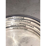 CHLOE & ISABEL Set of 6 Silver-Tone Stacking Bangles - B014