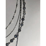 CHLOE & ISABEL flor azul delicate multirow necklace-N692GYRH