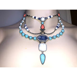 CHLOE + ISABEL desert muse layered statement necklace - N071