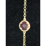 CHLOE + ISABEL multi-stone gold station necklace - N017