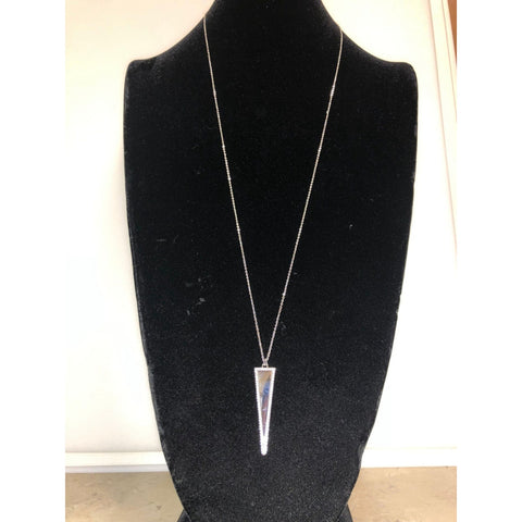 CHLOE & ISABEL pave triangle pendant necklace - N649CLSS