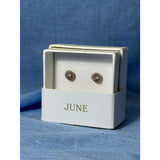 CHLOE + ISABEL june birthstone crystal stud earrings - E487PISG