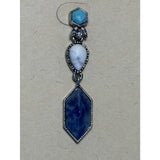 CHLOE + ISABEL Blue & White Stone Drop Earrings - E411BLAR