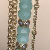 CHLOE + ISABEL seafoam serenity multi-strand necklace - N039