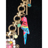 CHLOE + ISABEL fiesta parrot tassel statement necklace - N215