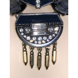 CHLOE + ISABEL imperial gem warrior statement necklace - N058