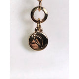 CHLOE & ISABEL golden edge drop necklace - N016