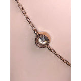 CHLOE & ISABEL Rose Gold Crystal Station Bracelet - B042