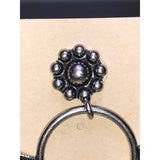 CHLOE + ISABEL silver-tone hoop fan earrings with beaded detail - E182
