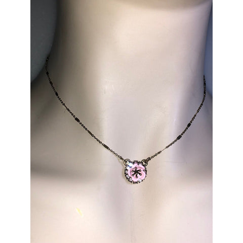 CHLOE + ISABEL blush bloom petite pendant necklace - N136