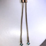 CHLOE + ISABEL geometric turquoise lariat statement necklace - N089