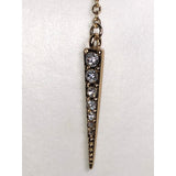 CHLOE & ISABEL golden edge drop necklace - N016