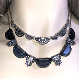 CHLOE + ISABEL deco noir statement necklace - N057