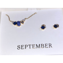 SEPTEMBER PETITS BIJOUX NECKLACE & EARRING SET- E109
