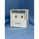 CHLOE + ISABEL april birthstone crystal stud earrings - E487DISG