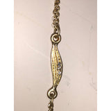CHLOE + ISABEL amazonite art deco long pendant necklace - N002