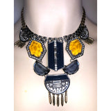 CHLOE + ISABEL imperial gem warrior statement necklace - N058