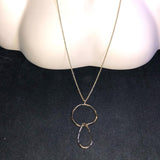CHLOE + ISABEL modern muse linked loops pendant necklace - N138