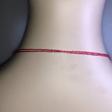 CHLOE + ISABEL pink radiance beaded tassel layered necklace - N216