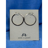 CHLOE + ISABEL classic hammered hoop earrings - E475CLRG