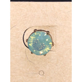 CHLOE + ISABEL aqua crystal stud earrings - E015A
