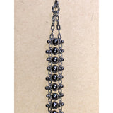 CHLOE + ISABEL Silver-Tone Beaded Chain Drop Earrings - E069