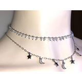 CHLOE + ISABEL celestial dreams layered choker necklace - N125