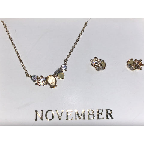 CHLOE + ISABEL petits bijoux necklace + earring set - S010TZSG