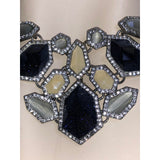CHLOE + ISABEL midnight galaxy mosaic statement necklace - N030
