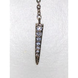CHLOE + ISABEL pavé v-bar y-necklace in gold