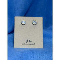 CHLOE + ISABEL white opal crystal rounds - E548WHG