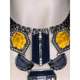 CHLOE + ISABEL imperial gem warrior statement necklace - N058