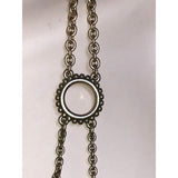 CHLOE + ISABEL aztec mosaic fringe statement necklace - N220