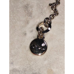 CHLOE + ISABEL rose quartz n shell layered pendant necklace - N121