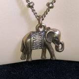 CHLOE + ISABEL boho layered beaded elephant pendant necklace - N088