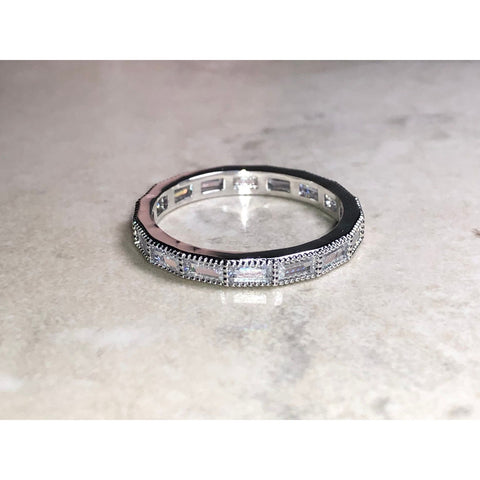 CHLOE & ISABEL BAGUETTE RING- R190CLSS