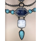 CHLOE + ISABEL desert muse layered statement necklace - N071